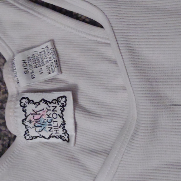 🐥 Vintage Y2K Chick by Nicky Hilton❤️‍🔥Crossed Heart Rhinestone Tank Top!!🐥 - Picture 3 of 4